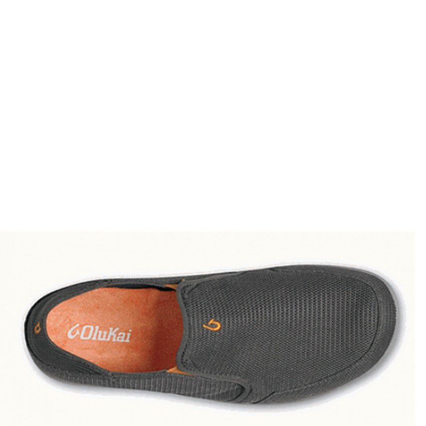 Olukai Men's Nohea Mesh Slip On - Dark Shadow 10188-4242 - ShoeShackOnline