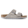 Birkenstock Arizona Soft Footbed Suede Leather Sandal - Stone Coin 1020557