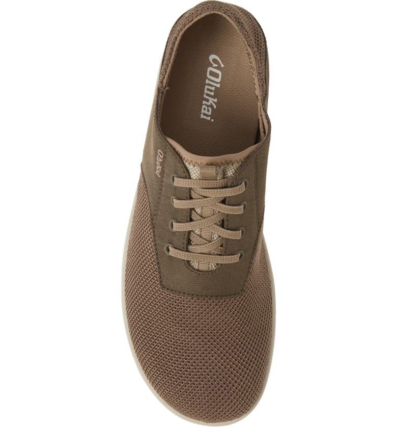 Olukai Men's Nohea Moku Mesh Lace Up Shoe - Mustang/Husk 10283-136Z
