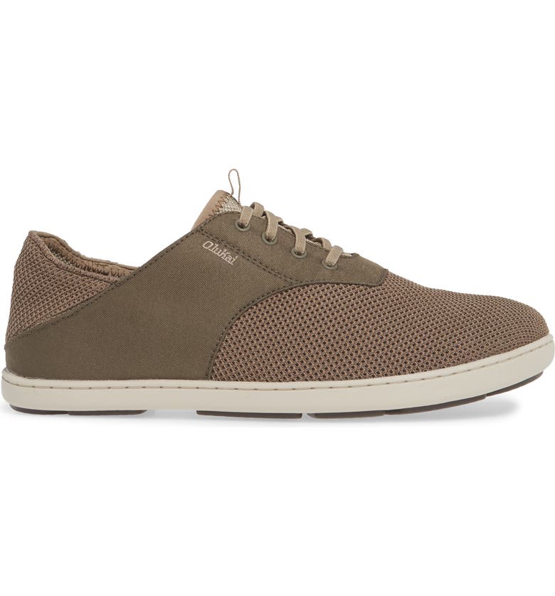OluKai Nohea Moku Shoes Mens Size 11 Brown Mesh Lace Up Casual Comfort Sneakers Olukai Nohea Shoes Mens Size 14 Brown Moku Slip On Mesh Boat  main image 4