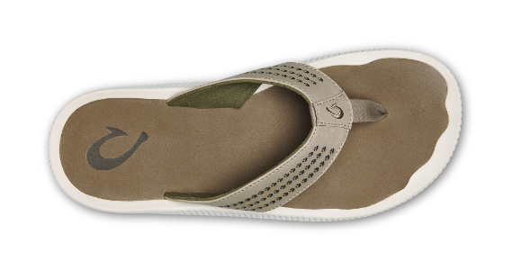 OluKai Men's Ulele Flip Flop - Clay/Mustang 10435-1013