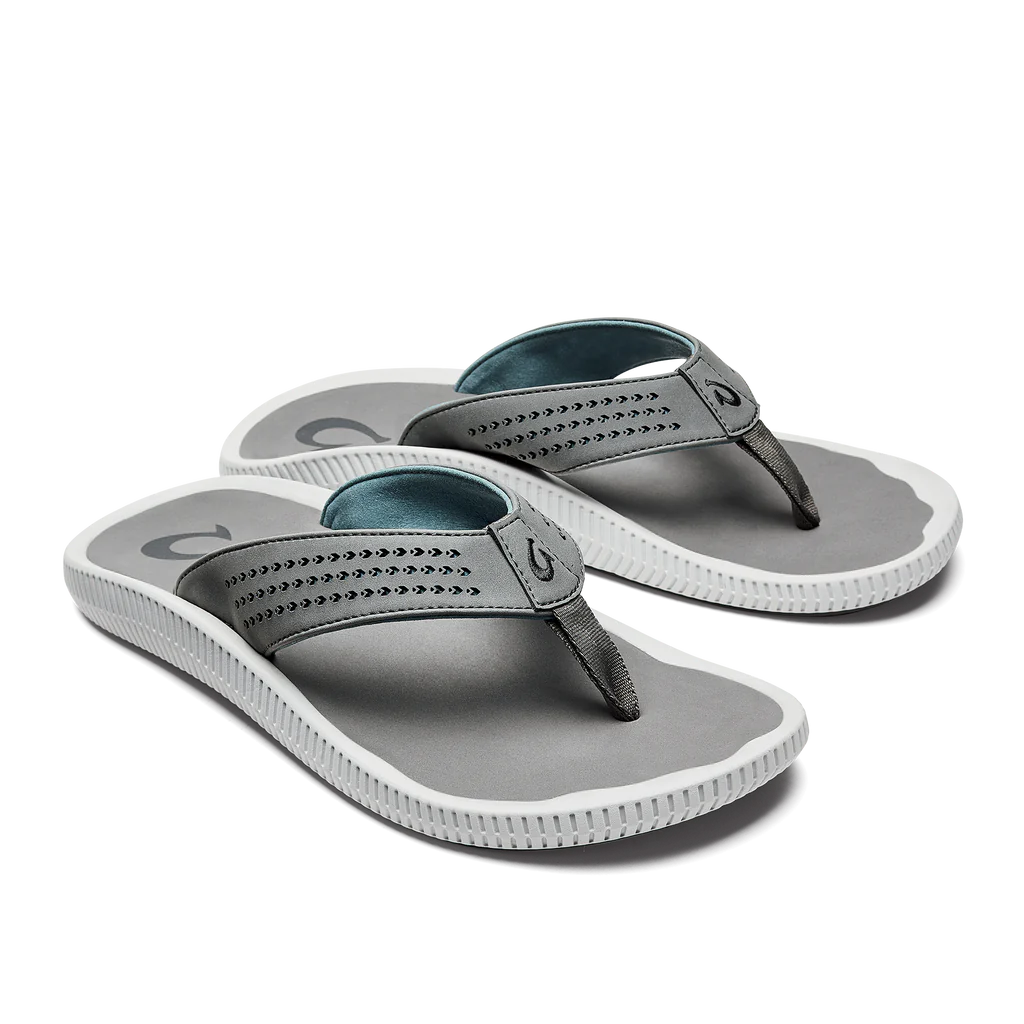 OluKai Men's Ulele Flip Flop - Stone/Stone 10435-4Q4Q