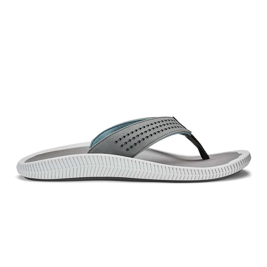 OluKai Men's Ulele Flip Flop - Stone/Stone 10435-4Q4Q