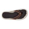 OluKai Men's Ulele Flip Flop - Dark Wood/Dark Wood 10435-6363