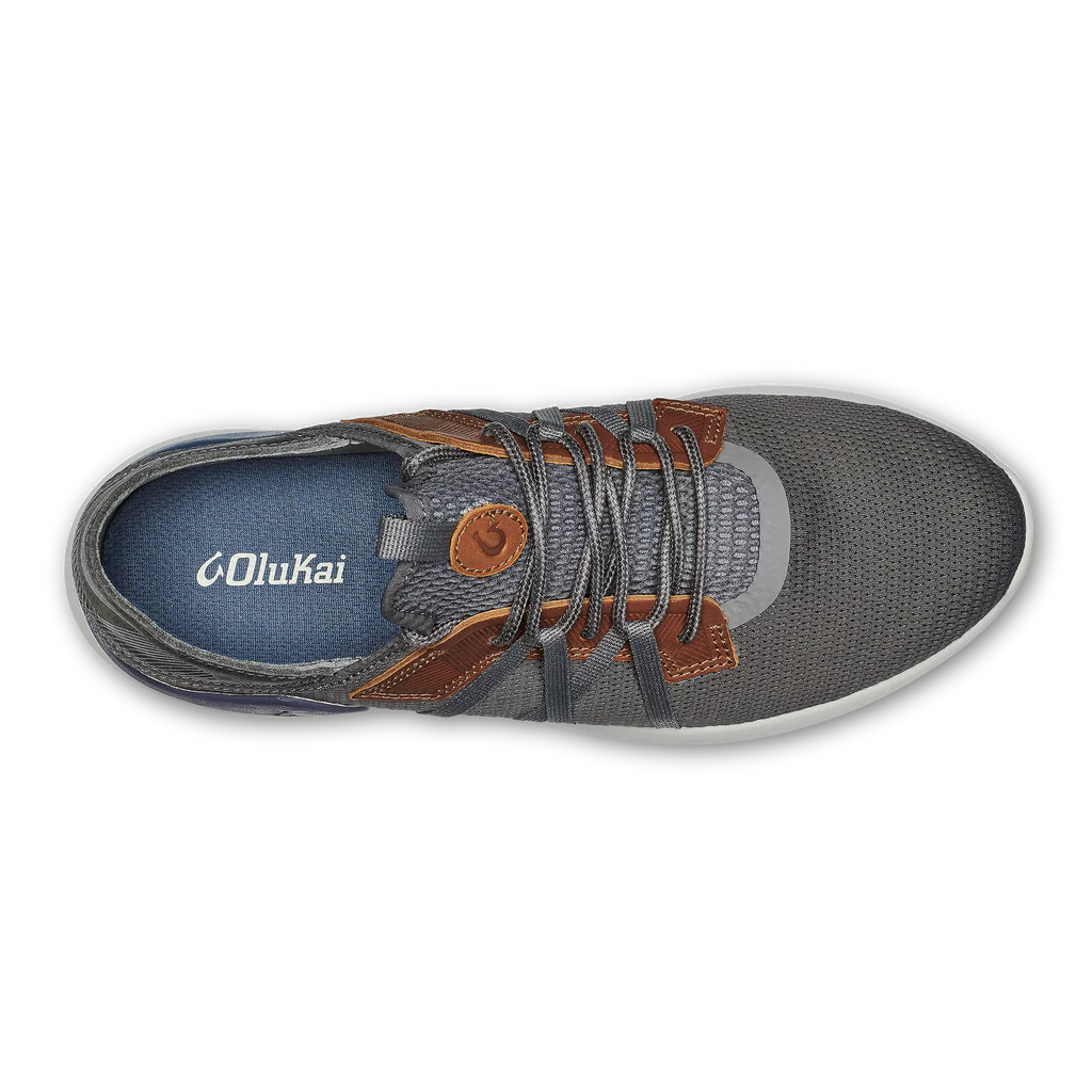 Olukai Men's Mio Li Casual Sneaker - Pavement/Vintage Indigo 10440-PVVI