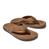 Olukai Men's Tuahine Leather Sandals - Toffee/Toffee 10465-3333