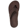 Olukai Men's Tuahine Leather Sandals - Dark Wood/Dark Wood 10465-6363