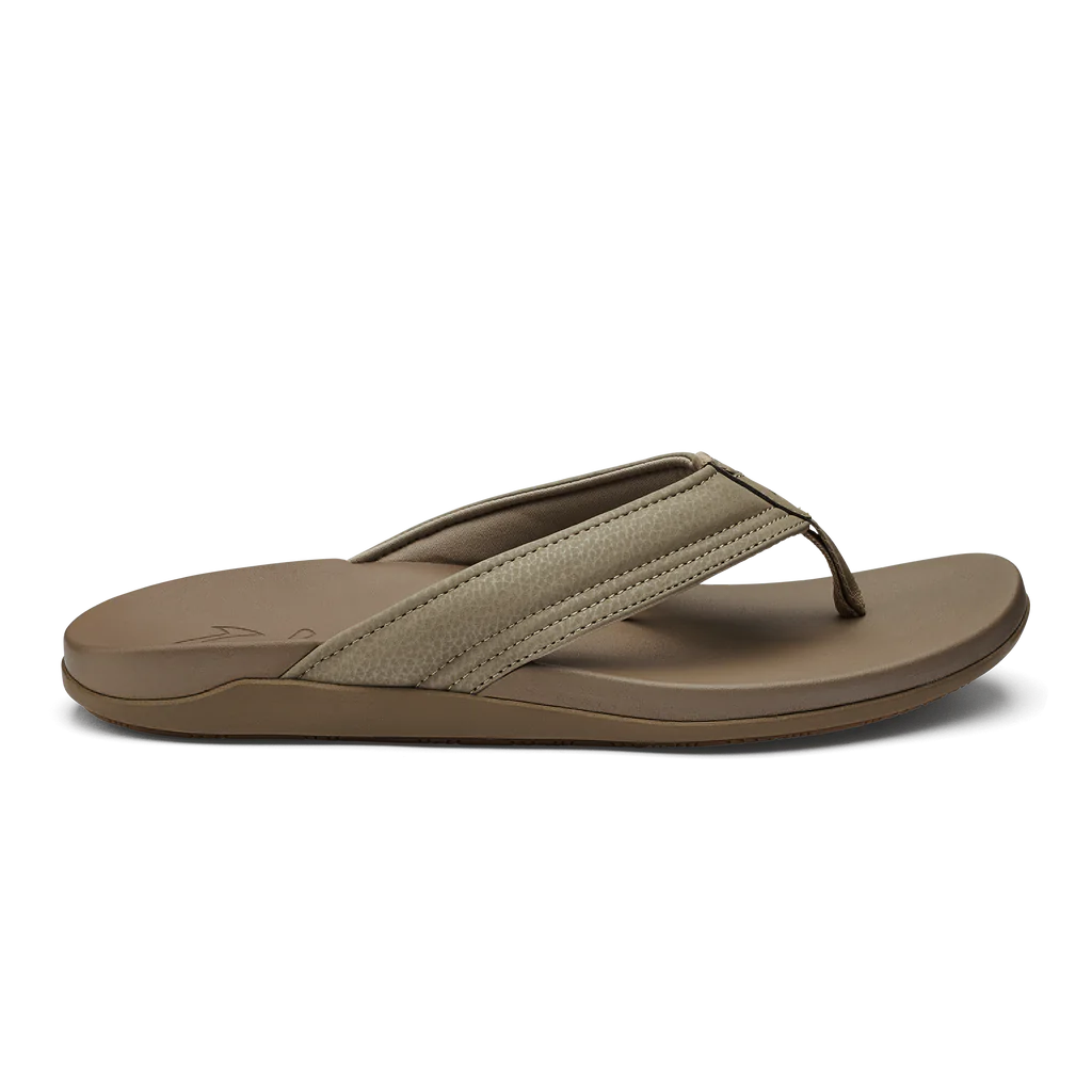 Olukai Men's Maha Flip Flops - Clay/Clay 10518-1010