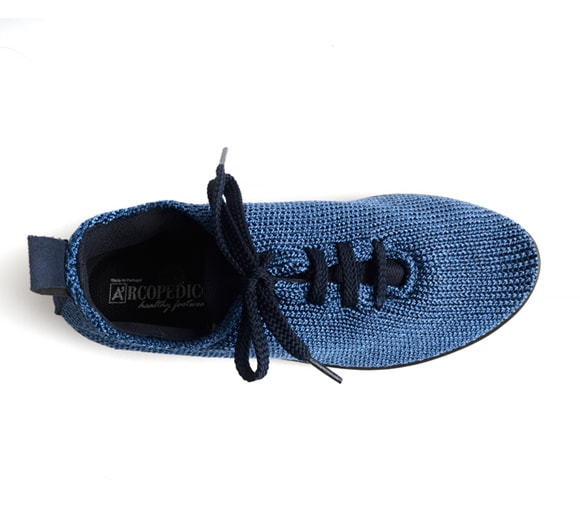 Arcopedico Women's LS Knit "Shocks" Comfort Shoe - Denim 1151