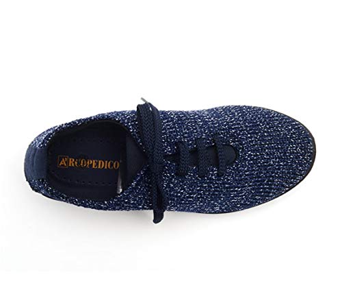 Arcopedico Women's LS Knit "Shocks" Comfort Shoe 1151 Starry Navy