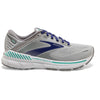 Brooks Women's Adrenaline GTS 22 Running Shoe - Alloy/Blue/Green 1203531B045