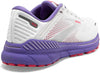 Brooks Women's Adrenaline GTS 22 Running Shoe - White/Coral/Purple 1203531B105
