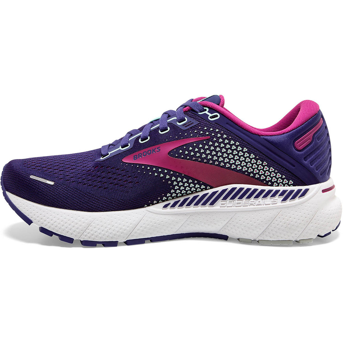 Brooks Transcend 7 1203191B074 Gray/Pink Running Shoes Lace Up Women 9.5 M