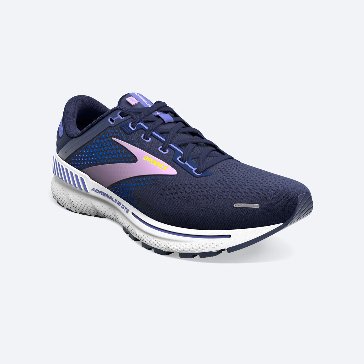 Brooks Women's Adrenaline GTS 22 Running Shoe - Peacoat/Blue Iris/Rhapsody 1203531B514