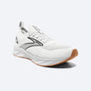 Brooks Women's Levitate StealthFit 6 Running Shoe - White/Bran 1203851B170