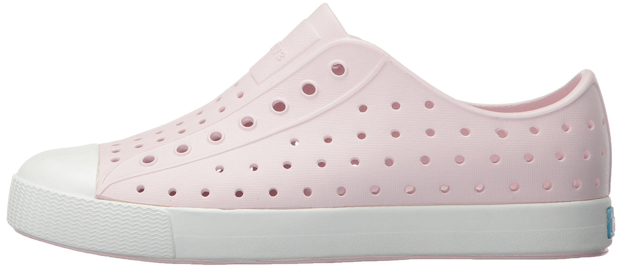 Native Junior's Jefferson Sneaker - Milk Pink/Shell White 12100100-6801 - ShoeShackOnline
