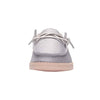 Hey Dude Youth Wendy Canvas Slip On Shoe - Sparkling Silver Peach 130123920