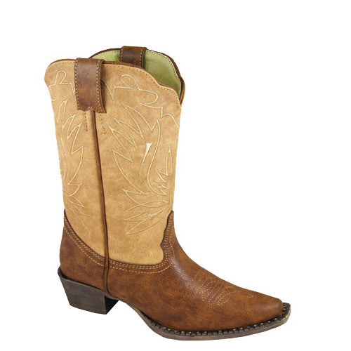 Smoky Mountain Youth Madelyn Western Boots - Brown/Tan 1303 - ShoeShackOnline