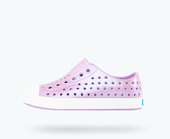 Native Jefferson Purple Sparkly Bling Sneakers