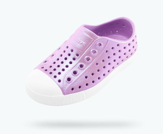 Native Child's Jefferson Sneaker - Iridescent Lavender Purple/White 13100104-8592 - ShoeShackOnline