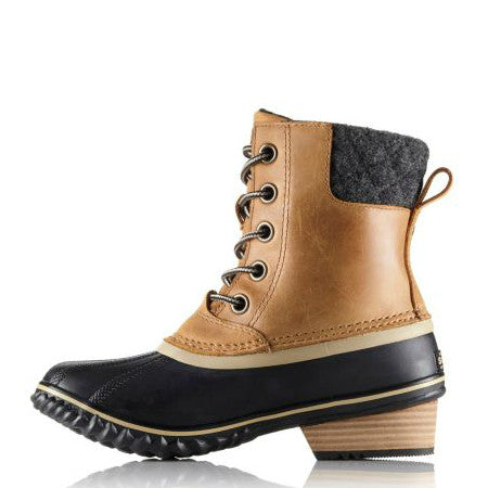 Sorel Women's Slimpack 2 Lace Duck Boot - Elk/Black 1702251-286 - ShoeShackOnline