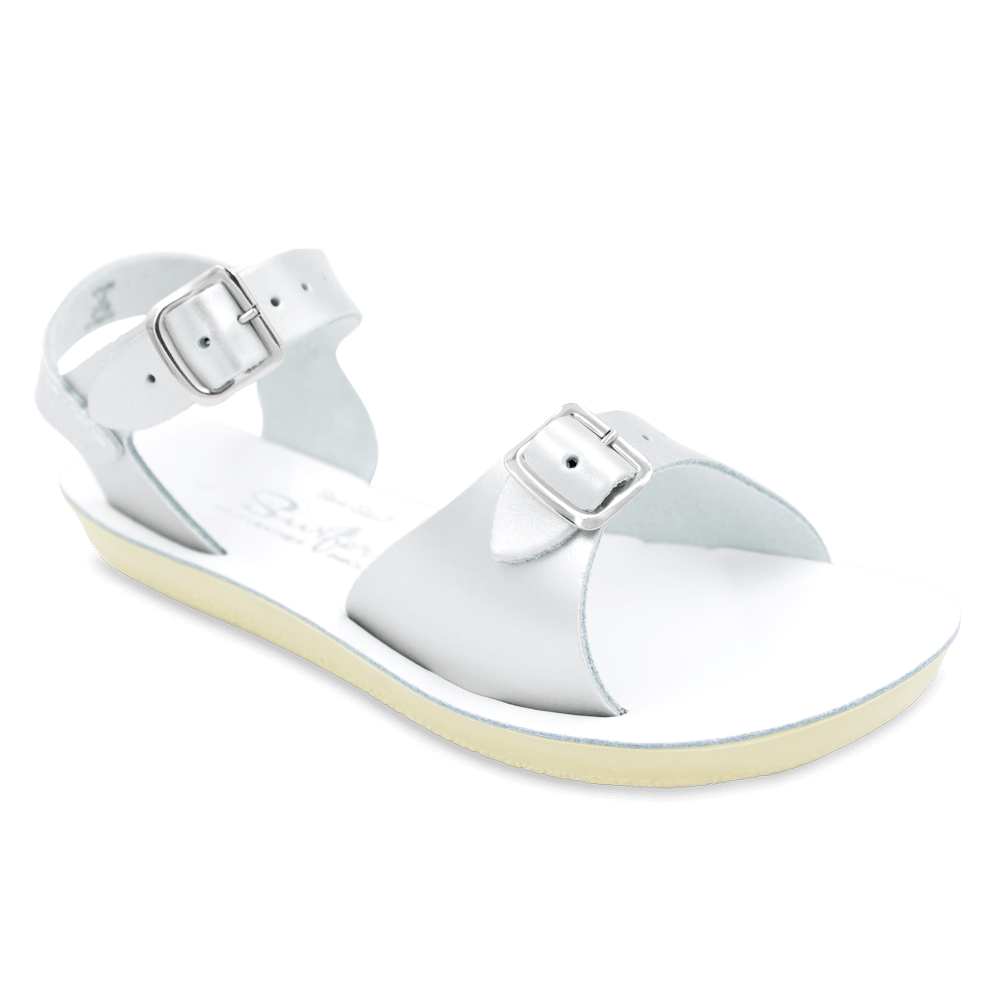 Sun San Little Kid's Surfer Sandal - Silver 1712