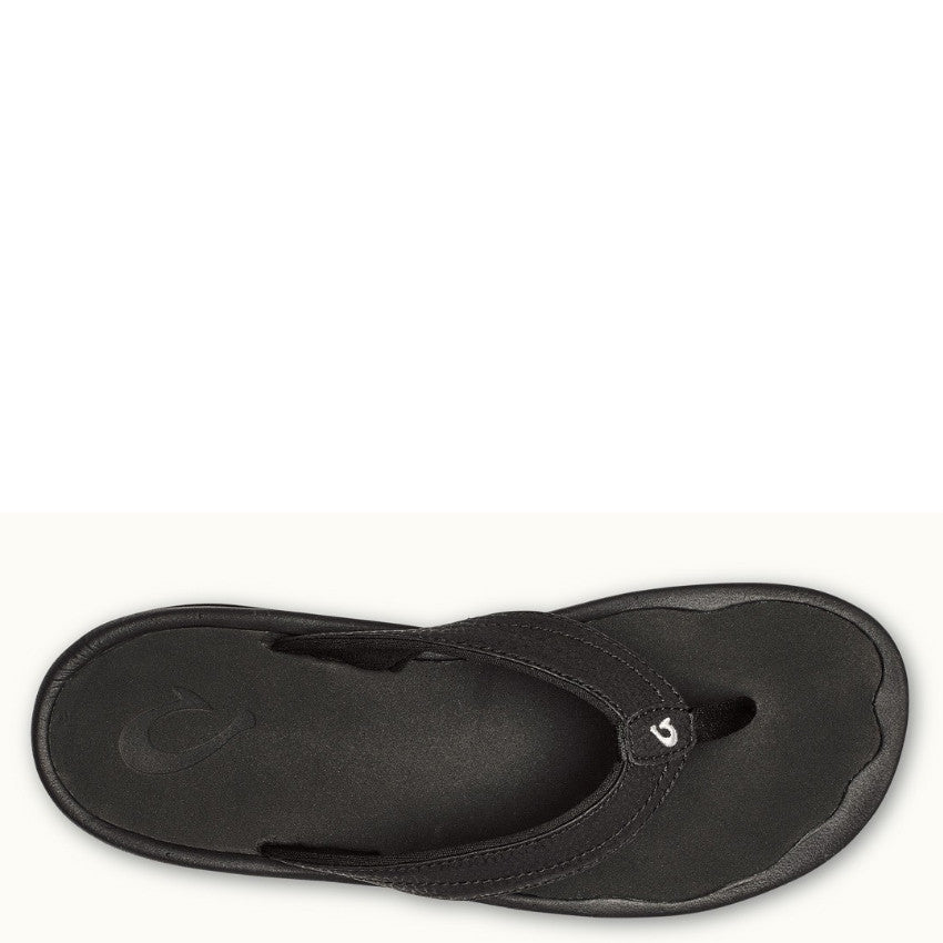 Olukai Women's 'Ohana Sandal - Black 20110-4040 - ShoeShackOnline