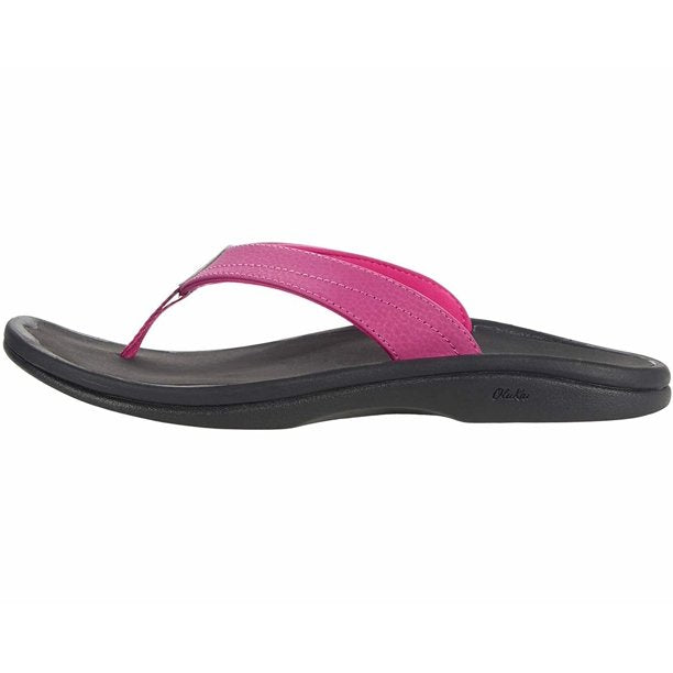Olukai Women's 'Ohana Sandal - Orchid Flower/Black 20110-7F40