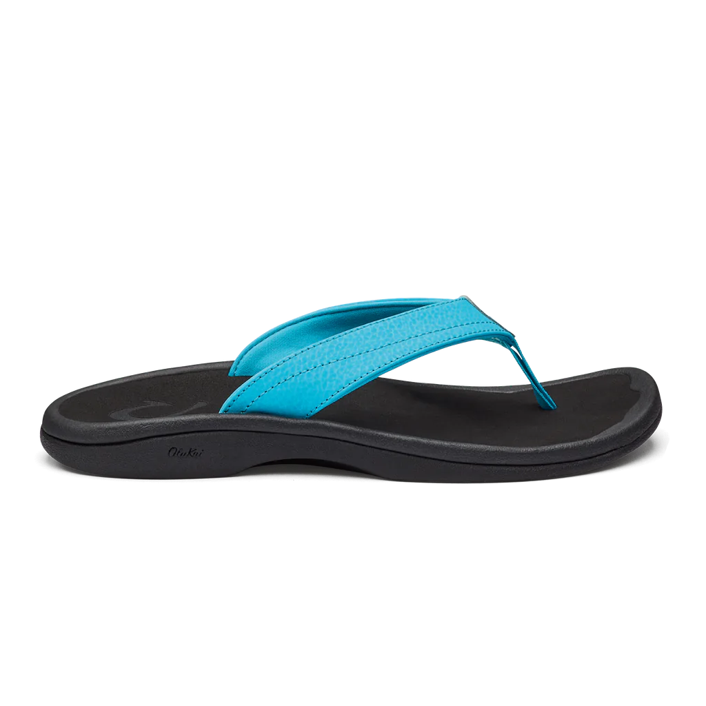Olukai Women's 'Ohana Sandal - Turqoise/Onyx 20110-9ROX