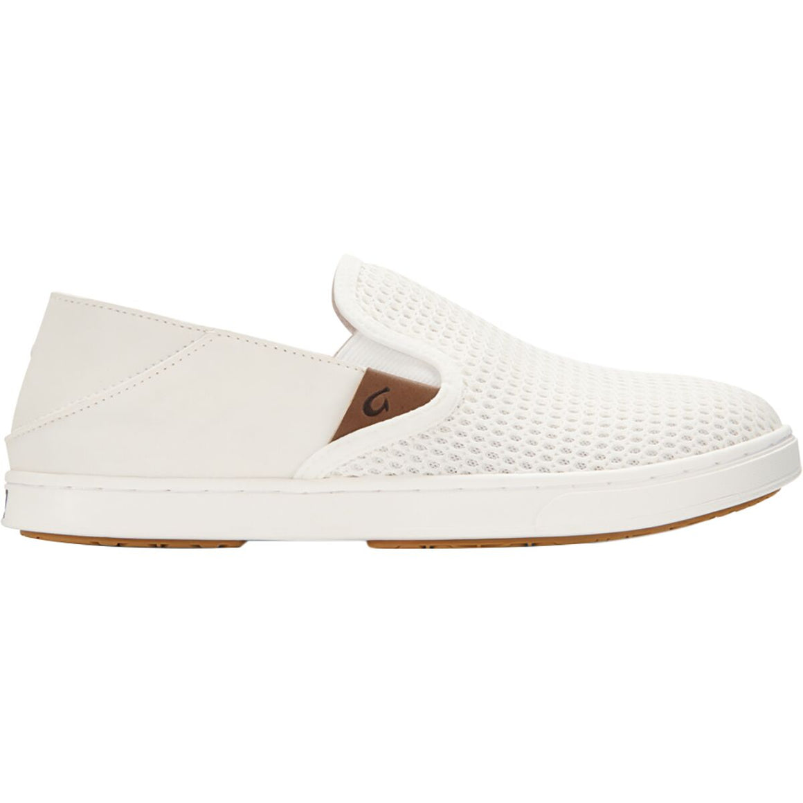 Olukai Women's Pehuea Mesh Slip On Shoe - Bright White/Bright White 20271-WBWB