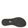 Olukai Women's Ho'Opio Leather Sandal - Onyx/Black 20290-OX40 - ShoeShackOnline