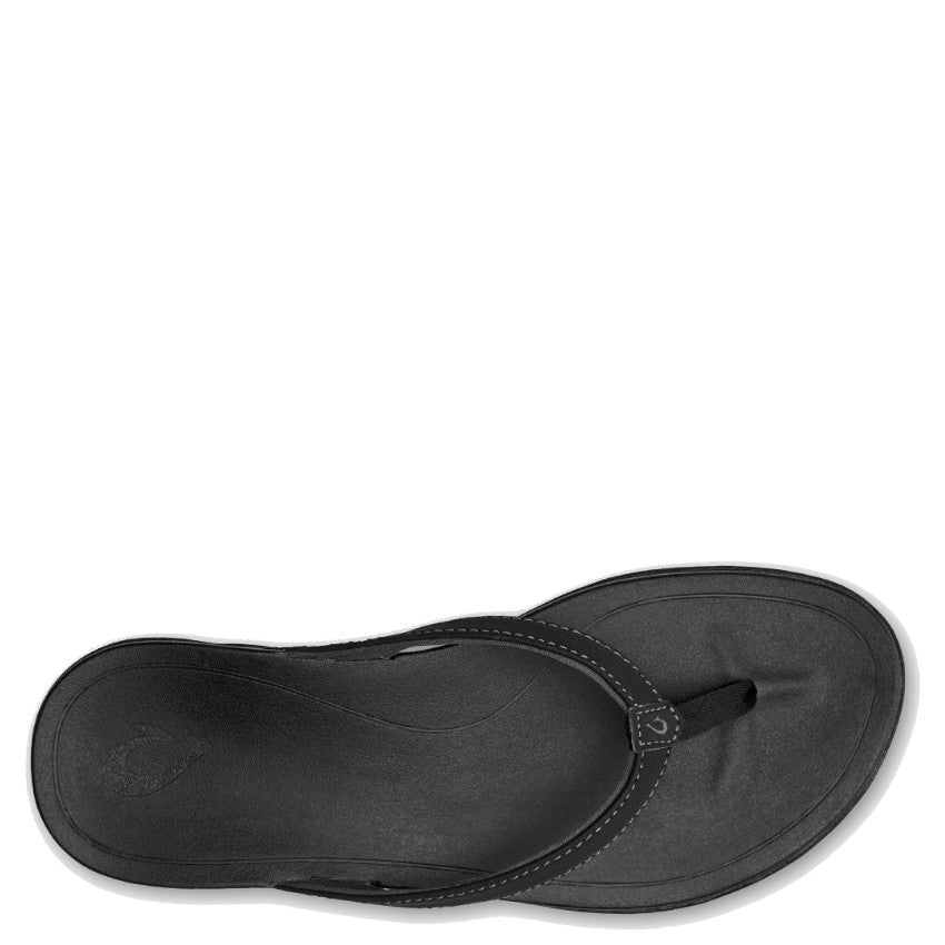 Olukai Women's Ho'Opio Sandal - Onyx/Onyx 20294-OXOX - ShoeShackOnline