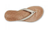 Olukai Women's Honu Leather Sandal  - Tapa/Golden Sand 20436-20GS