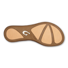 Olukai Women's Honu Leather Sandal  - Bright White/Golden Sand 20436-WBGS