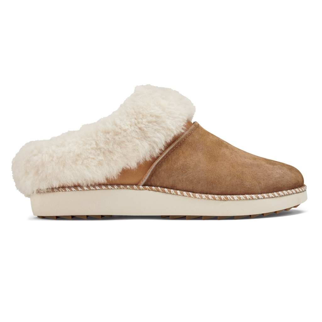 Olukai Women's Ku-i Slip On Slipper - Tan/Bone 20457-3419