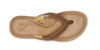 Oulkai Women's Mala'e Wedge Sandal - Tan/Golden Sand 20465-34GS