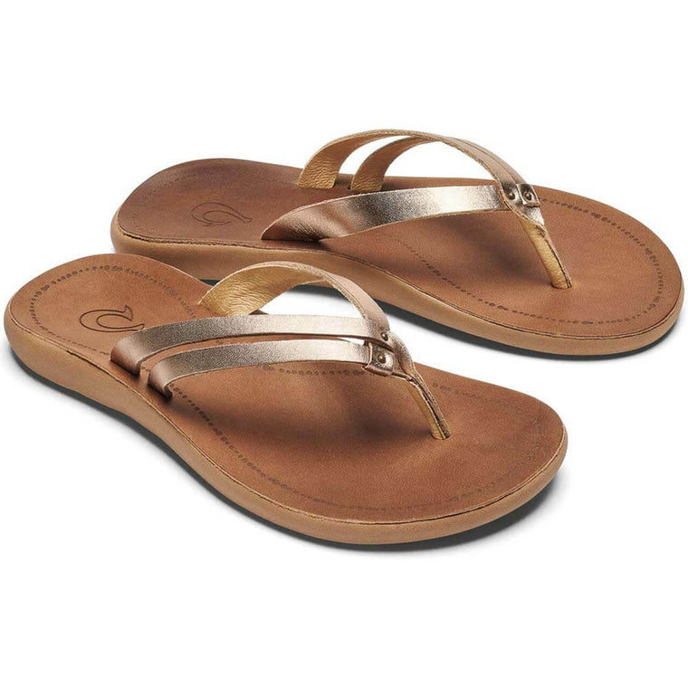 Olukai Women's Kapehe Luana Sandal - Bubbly/Sahara 20468-FAFM