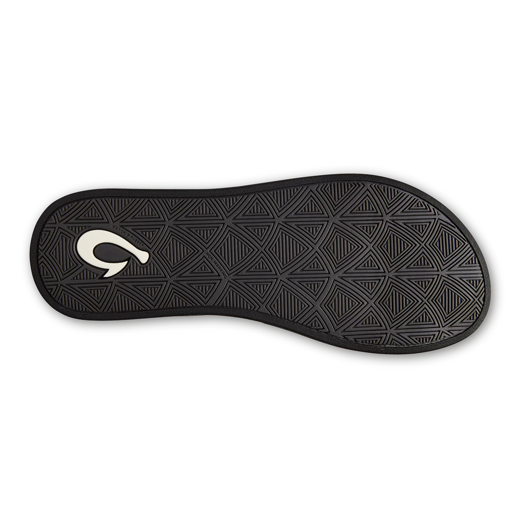 Olukai Women's Puawe Flip Flop - Silver/Black 20498-2K40