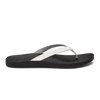 Olukai Women's Puawe Flip Flop - White/Black 20498-4R40