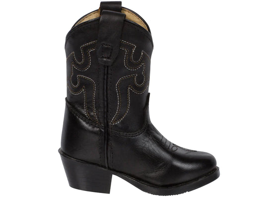 Smoky Mountain Toddler's Denver Western Boots - Black 3032T