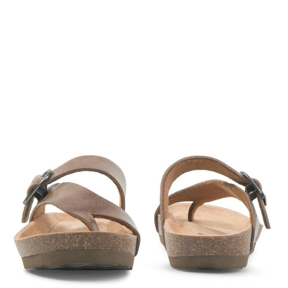 Eastland Women's Shauna Adjustable Thong Sandal - Natural 3402-08M - ShoeShackOnline