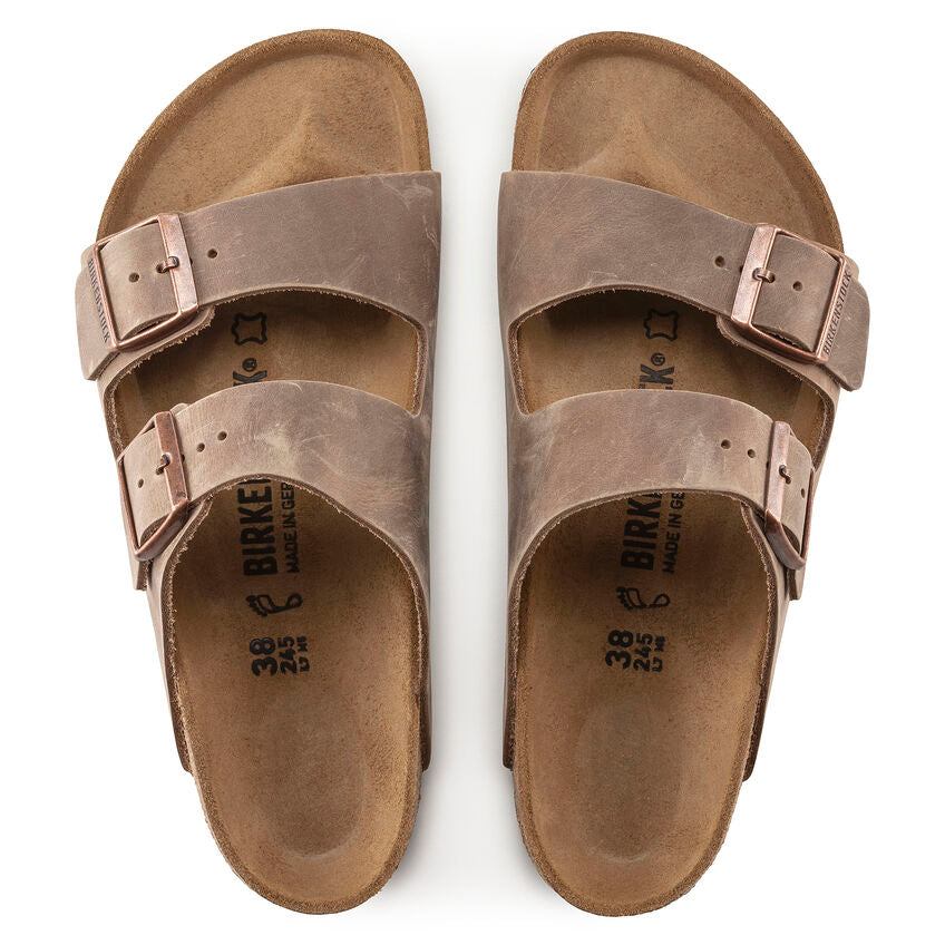 birkenstock tobacco brown womens Boston Oiled Leather in Color absorbing sole Birkenstock Women's Oiled Leather Franca,