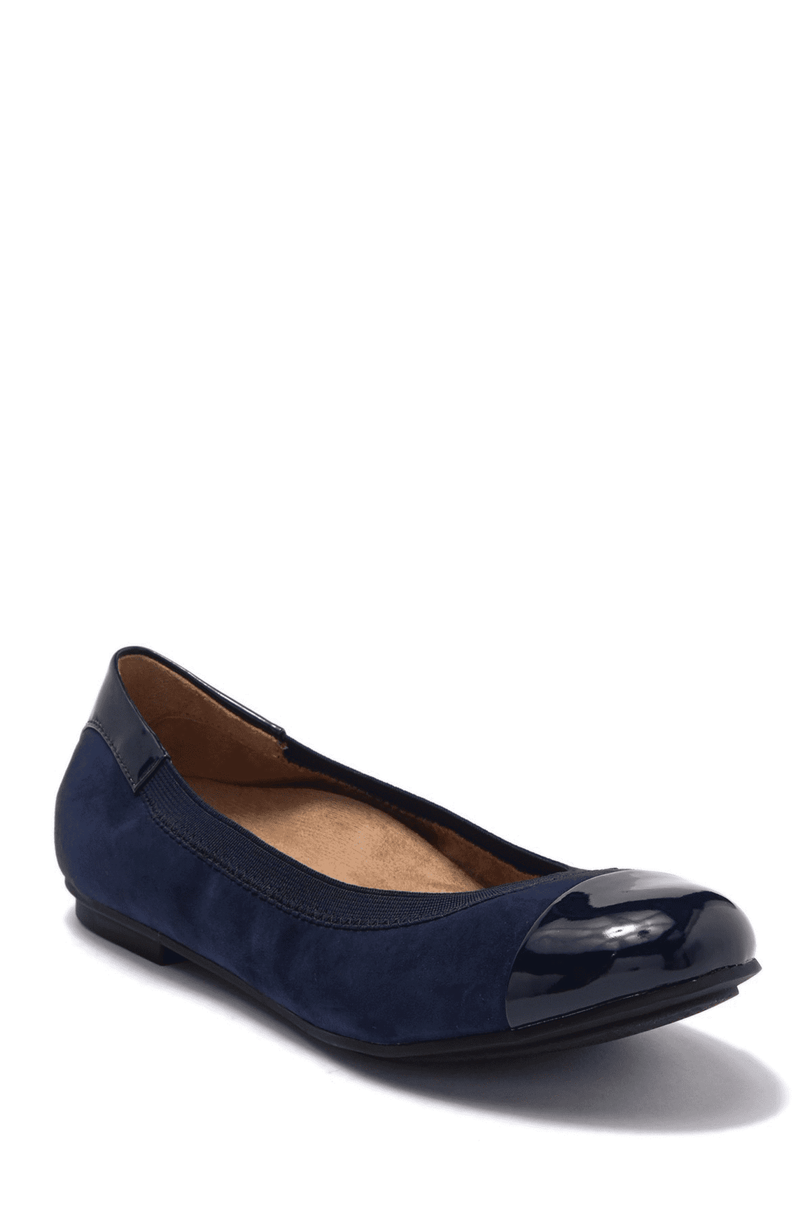 Vionic Women's Spark Tiegan Ballet Flats - Navy 359Tiegan - ShoeShackOnline