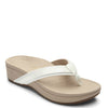 Vionic Women's High Tide Platform Sandal - White 380Hightide - ShoeShackOnline