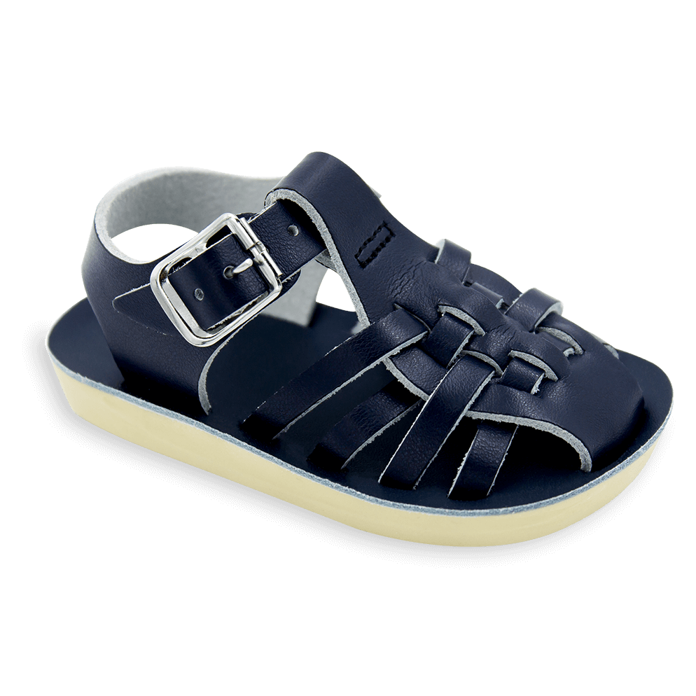 Sun San Little Kid's Sailor Sandal - Navy 4207
