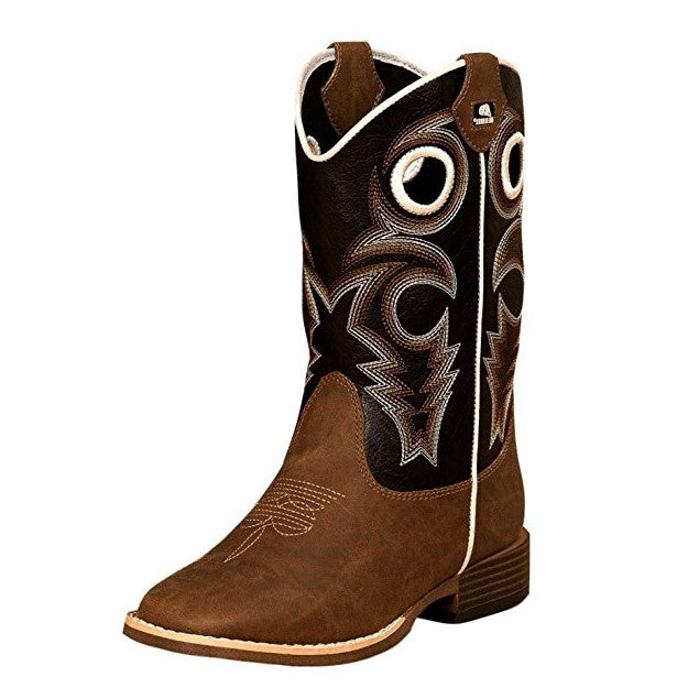 Double Barrel Boy's Trace Boot - Brown 4449202 - ShoeShackOnline