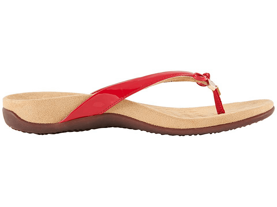 Vionic red 2025 flip flops