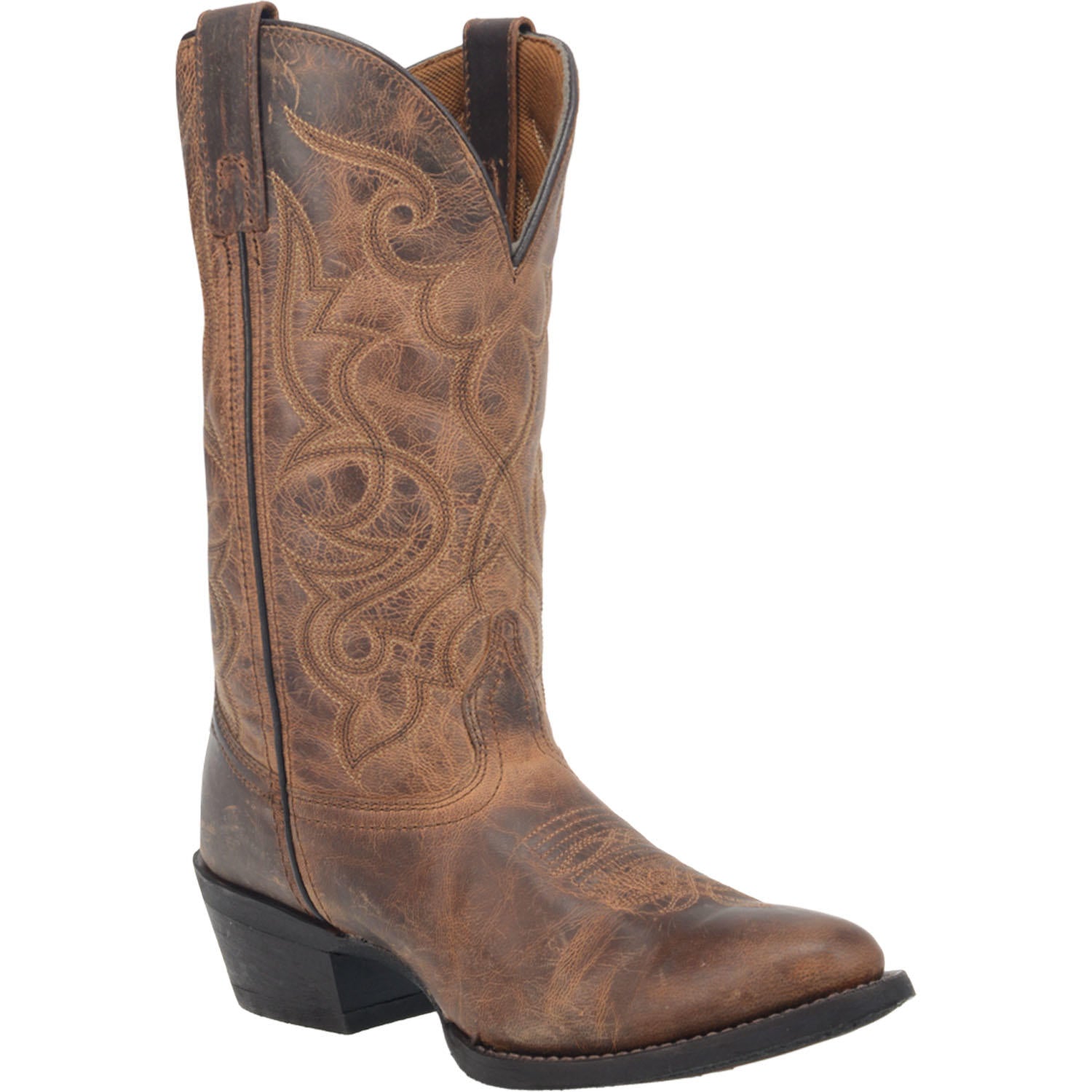 Laredo Women's 11" Maddie Leather Boot - Tan Distressed 51112