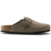 Birkenstock Boston Soft Footbed Medium - Taupe | Suede Leather - 560771