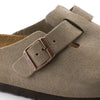 Birkenstock Boston Soft Footbed Medium - Taupe | Suede Leather - 560771